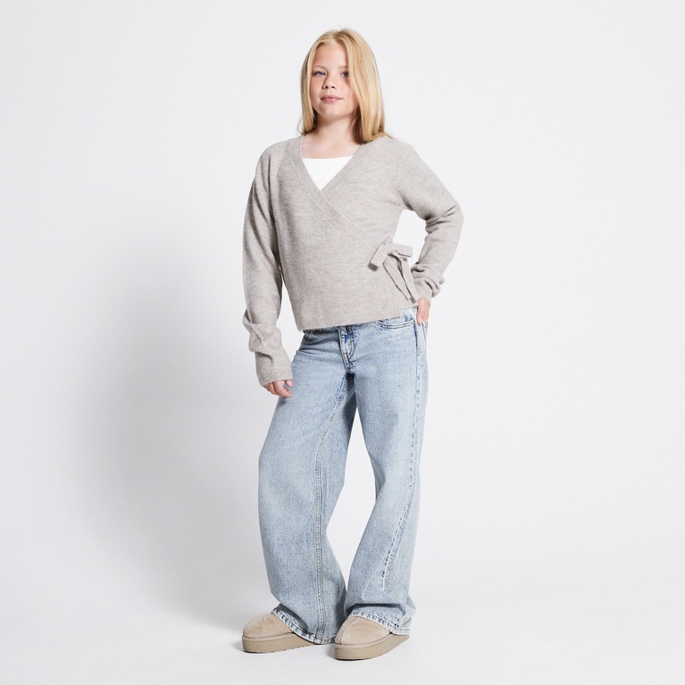 Wrap knit sweater "Bettan"